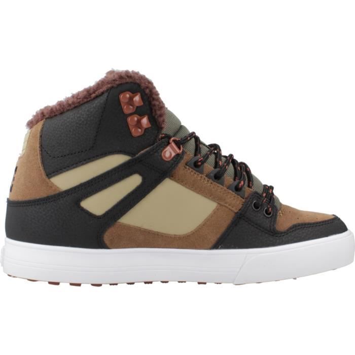 Baskets montantes DC SHOES PURE HIGH-TOP WC WNT Marron Homme
