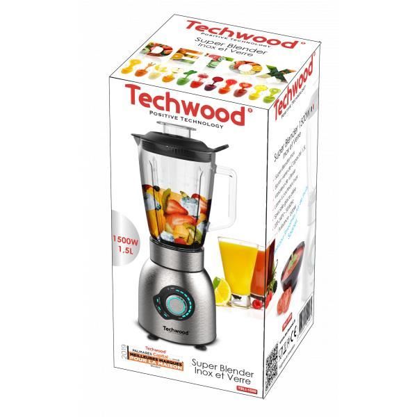Taurus Optima Magnum 1200 - Blender mixeur 1200W, bol en verre de 1,75L