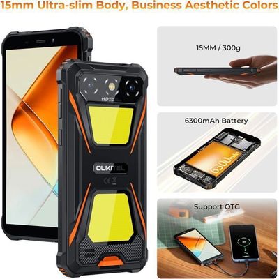 OUKITEL G5 - Telephone Incassable 16+64GO,Android 14