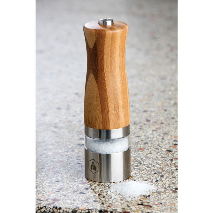 Moulin à Poivre Et Sel Électrique Set De 2 Argenté - Lame Céramique LED Réglable