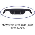 SPOILER / DIFFUSEUR DOUBLE SORTIE DE PARECHOC ARRIERE BMW SERIE 5 E60 E61 PACK M-0