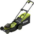 Tondeuse RYOBI 18V Brushless - coupe 40cm - Sans batterie ni chargeur - RY18LMX40A-0-0