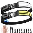 YNKKVRE Lampe Frontale - LED - Ultra Puissante - 3000 Lumens - Rechargeable USB - Étanche IPX5