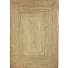 THE DECO FACTORY Tapis salon en jute tressé naturel artisanal 190x290