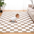 FREOSEN Tapis Salon Shaggy 160 x 230 cm Descente de lit Tapis Poils Longs Doux pour Salon Chambre Canapé Moelleux Chambre Blanc café