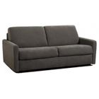 ITALIAN SPIRIT Canapé convertible express ECLIPSE matelas 18cm tweed taupe