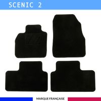 Tapis de voiture - Sur Mesure pour SCENIC 2 - 4 pièces - Tapis de sol antidérapant