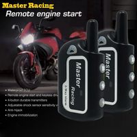 Antivol vélo,Master Racing 2 – système d'alarme de Moto,deux alarmes,Scooter,Protection contre le vol,sécurité du moteur