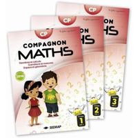 Compagnon maths CP. Lot de 3 fichiers, Edition 2018