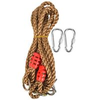 DUOKON Agrés de balançoire Enfants d'extérieur jardin balançoire hamac rallonge corde avec boucle de connexion-ROS