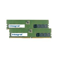 32GB (2x16GB) PC RAM MODULE DIMM KIT DDR5 4800MHZ PC5-38400 UNBUFFERED NON-ECC 1.1V 2GX8 CL40 INTEGRAL