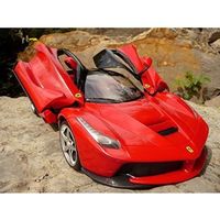 Voiture jouet - JAMARA - Ferrari LaFerrari 1:14 - Rouge - Licence Ferrari - Extérieur