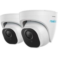 Reolink Caméra de Sécurité PoE PACK 8MP 2PCS Détection Personne/Véhicule 4K, Vision Nocturne IR, Support Audio, RLC-820A