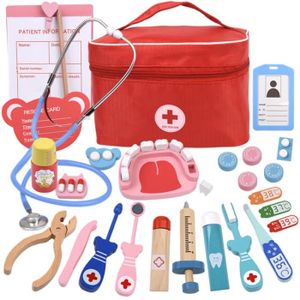Mallette De Docteur Enfant Rose - Jeu Éducatif Simulation Médicale 3 Ans Mallette De Docteur Enfant Rose - Jeu Éducatif Simulation Médicale 3 Ans