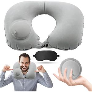 Coussin gonflable tour-de-cou avec haut-parleurs intégrés | Pratique 