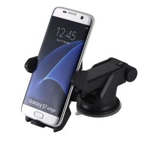 FIXATION - SUPPORT Support telephone voiture, support telephone voiture ventouse, support smartphone voiture, support ventouse telephone voiture. Noir
