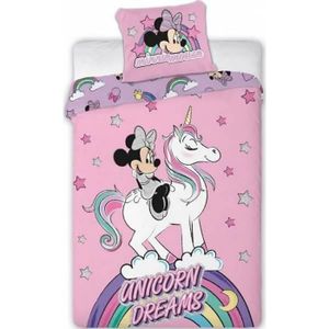 MINNIE Mickey et Minnie Kiss - Parure de lit enfant double Disney