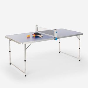 TABLE TENNIS DE TABLE Table de ping-pong pliante 160x80 intérieur et extérieur en filet Backspin