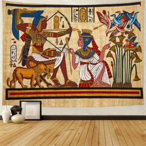 chambre à coucher 160 cm x 122 cm Use7 Tapis en parchemin égyptien antique pour salon