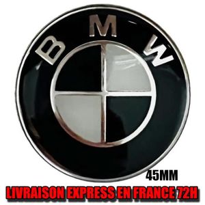 INSIGNE MARQUE AUTO Embleme logo de volant 45 mm bmw noir