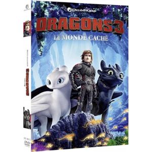 DVD DESSIN ANIMÉ Dragons 3 Le Monde caché DVD 