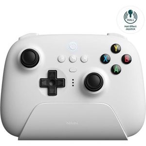 CONSOLE RÉTRO Rétrogaming-8BitDo Ultimate 2.4G Wireless HALL EFFECT - White Edition