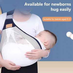ÉCHARPE DE PORTAGE Porte-bébé réglable 3D MXZZAND - écharpe de portage avec bretelles épaisses pour puericulture biberon ROSE