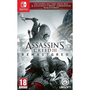 JEU NINTENDO SWITCH SHOT CASE - Assassin's Creed 3 + Assassin's Creed 