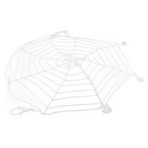 LANTERNE FANTAISIE SHE - décoration de toile d'araignée 3.6m toile d'araignée décorations d'halloween filet rond blanc toiles d'araignée