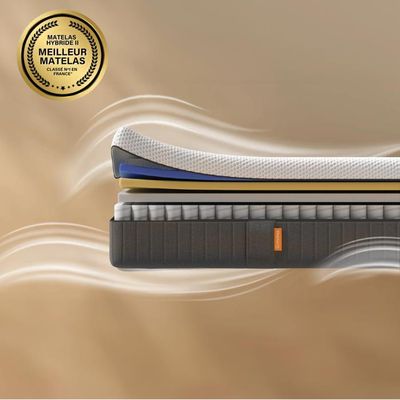 EMMA Matelas Hybride Plus 160x200