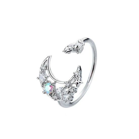 Bague De Fiançailles Vintage Pour Femme En Or Rose Avec Zircon - Design Délicat, Cadeau Romantique