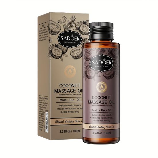 Huile De Massage Love Me Tender Saveur Noix De Coco 100 Ml - Gel Relaxant Parfumé - Neuf