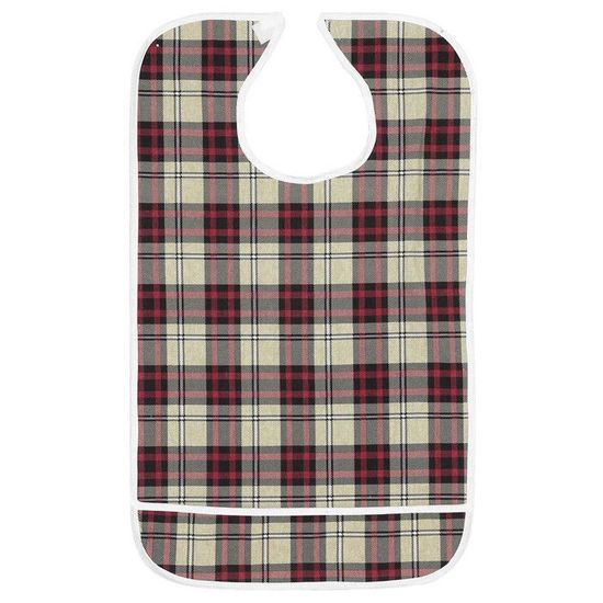 Bavoir pour adultes | Avec poche | Imperméable | Boucle et réutilisable