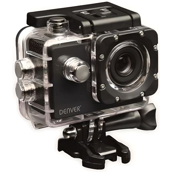 Camera Sport - Camera Frontale - Denver Electronics - Caméra de sport Denver Electronics ACT-320 Noir