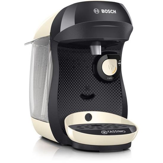Machine à café - BOSCH - Tassimo HAPPY TAS1007 - Noir/Crème