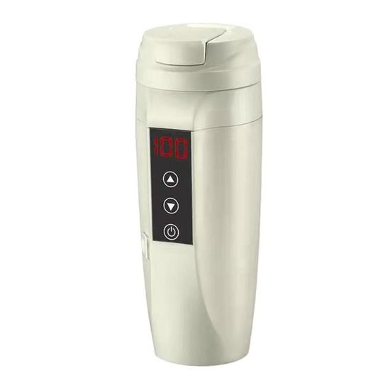 Bouilloire électrique De Voyage 12V/24V Pour Voiture - 450ml - Écran LCD Contrôle Température - Noir - Pour Café, Thé En Déplacement