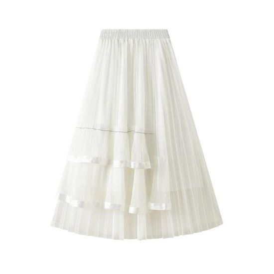 Jupe Plissée Bershka Taille XS - Noir, Mi-longue - Parfait état