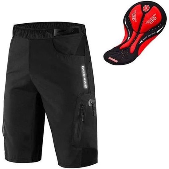 TYLXQH Short Cycliste Femme 3D Gel Rembourré - Respirant, Antichoc Et Séchage Rapide Pour Vélo