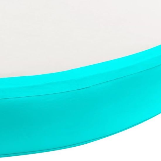Rouleau Gonflable De Gymnastique VidaXL 100x60 Cm - PVC Vert - Avec Pompe à Pied