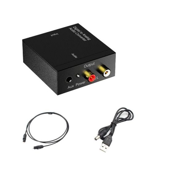 Amplificateur Décodeur Audio Numérique Vers Analogique 5.1 + Câble