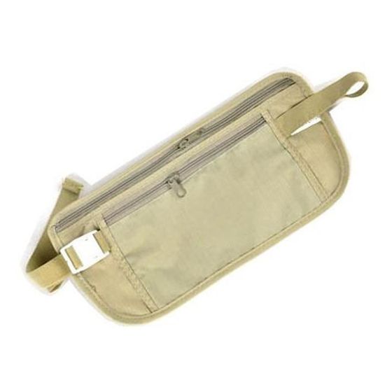 Ceinture De Voyage RFID SAO ROQUE - Anti-Vol Discrète - Ajustable 40-150cm - Noir