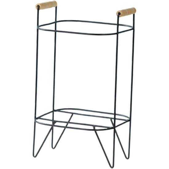 Dessous De Verre En Fer Et Bois D'Acacia Pour Boissons Avec