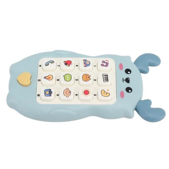 Téléphone Jouet éducatif Pour Bébé 6 Mois+ - En Forme De Carotte, Musical, Avec Touches Et Sons