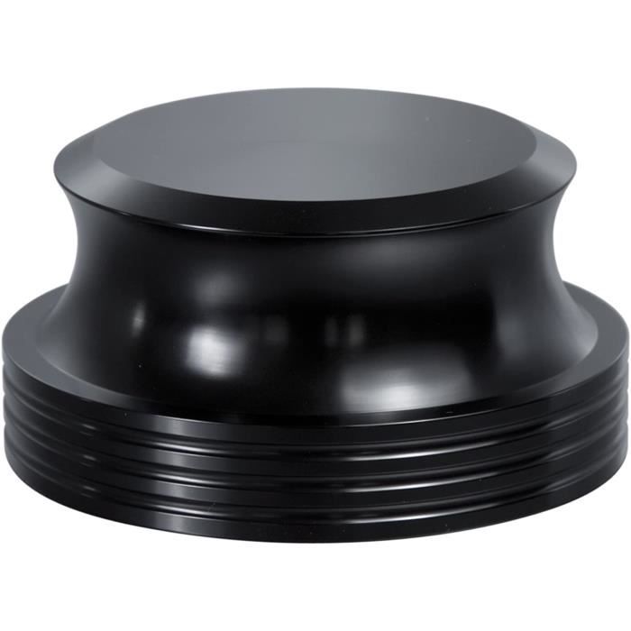 Garsent Stabilisateur De Platine Vinyle - Poids En Aluminium Moulé - Anti-Vibration - Noir