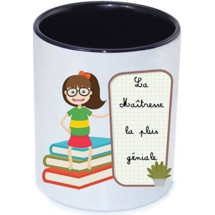 Cadeau idéal pour maîtresse, le pot à crayon