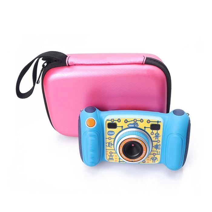 Housse Sac de protection Rose pour appareil photo pour enfants KidiZoom Duo de VTech