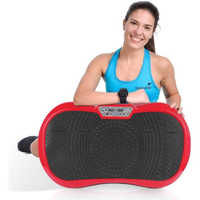 Plateforme Vibrante Technologie de Vibrations à Bascule 3D,Tactile LCD,180KG Charge, 3 Programmes