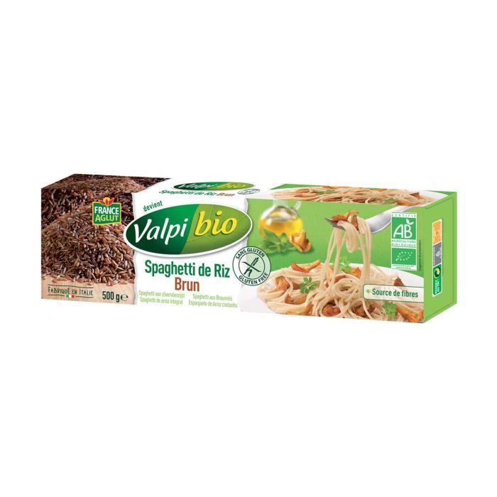 Valpibio+Spaghetti de Riz brun Bio 500 g