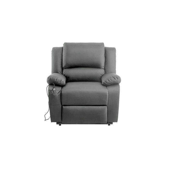 Fauteuil de Relaxation Releveur électrique 1 place en Simili DETENTE - Couleur - Gris