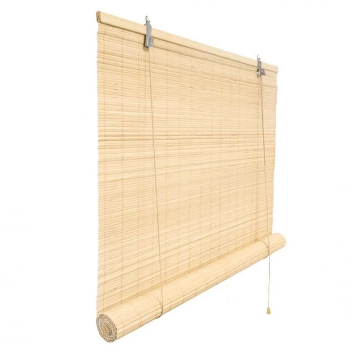 Store en bambou - naturel, 150x220 cm